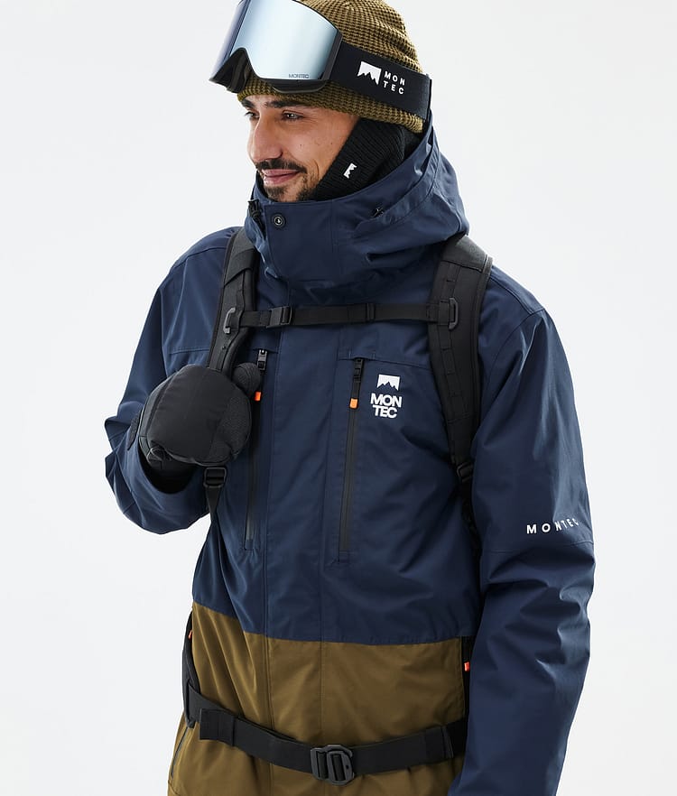 Montec Fawk Snowboardjacka Herr Dark Blue/Fatigue Renewed, Bild 2 av 10