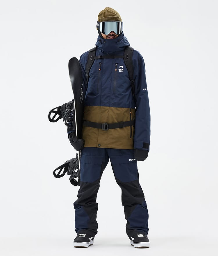 Montec Fawk Snowboardjacka Herr Dark Blue/Fatigue Renewed, Bild 3 av 10