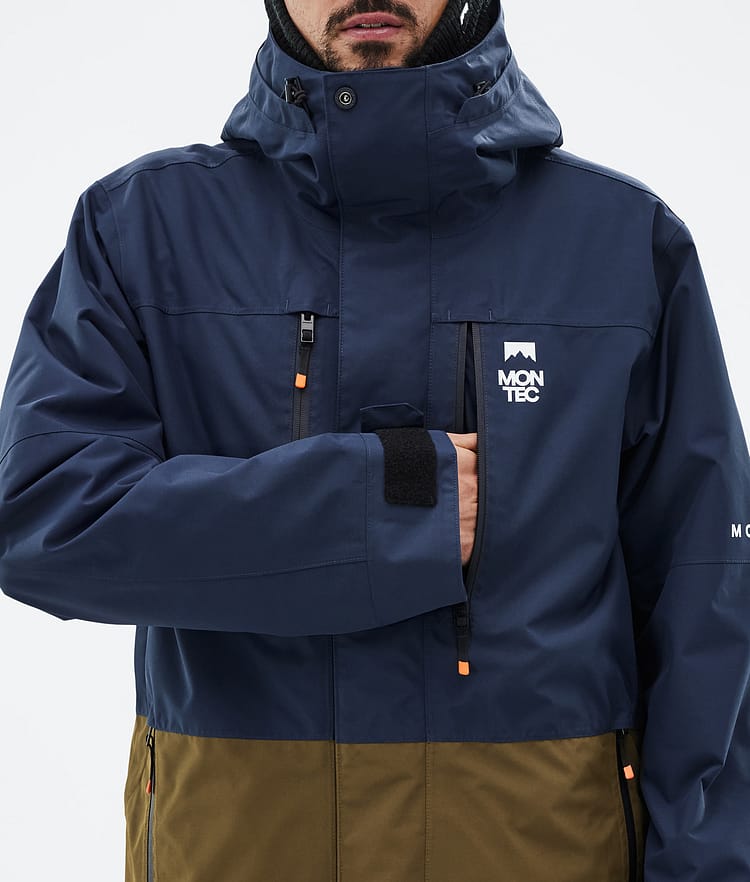 Montec Fawk Snowboardjacka Herr Dark Blue/Fatigue Renewed, Bild 9 av 10