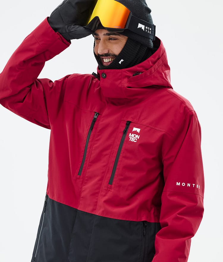 Montec Fawk Snowboardjacka Herr Deep Red/Black Renewed, Bild 2 av 10