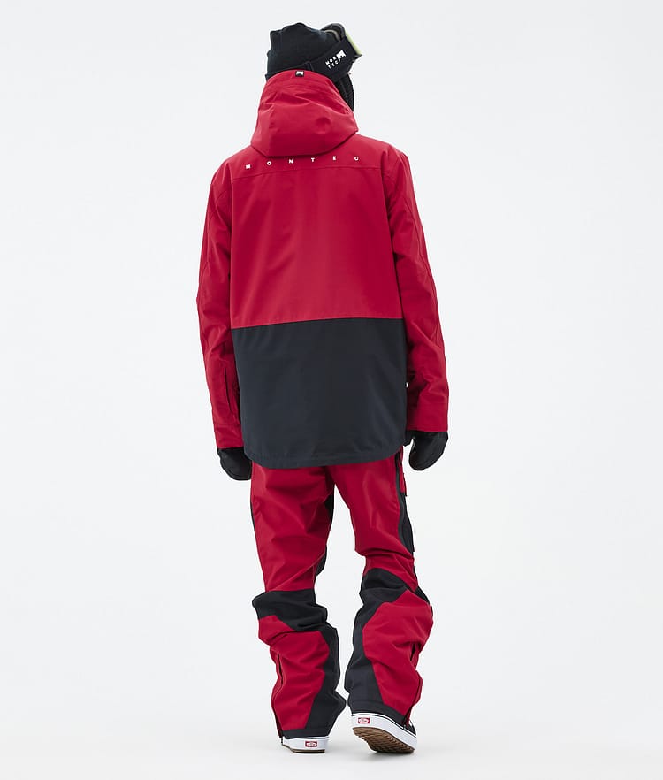 Montec Fawk Snowboardjacka Herr Deep Red/Black Renewed, Bild 5 av 10
