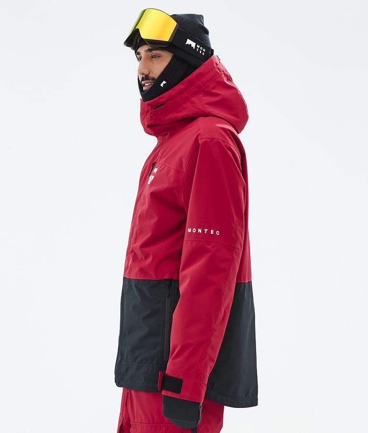Montec Fawk Snowboardjacka Herr Deep Red/Black Renewed, Bild 6 av 10