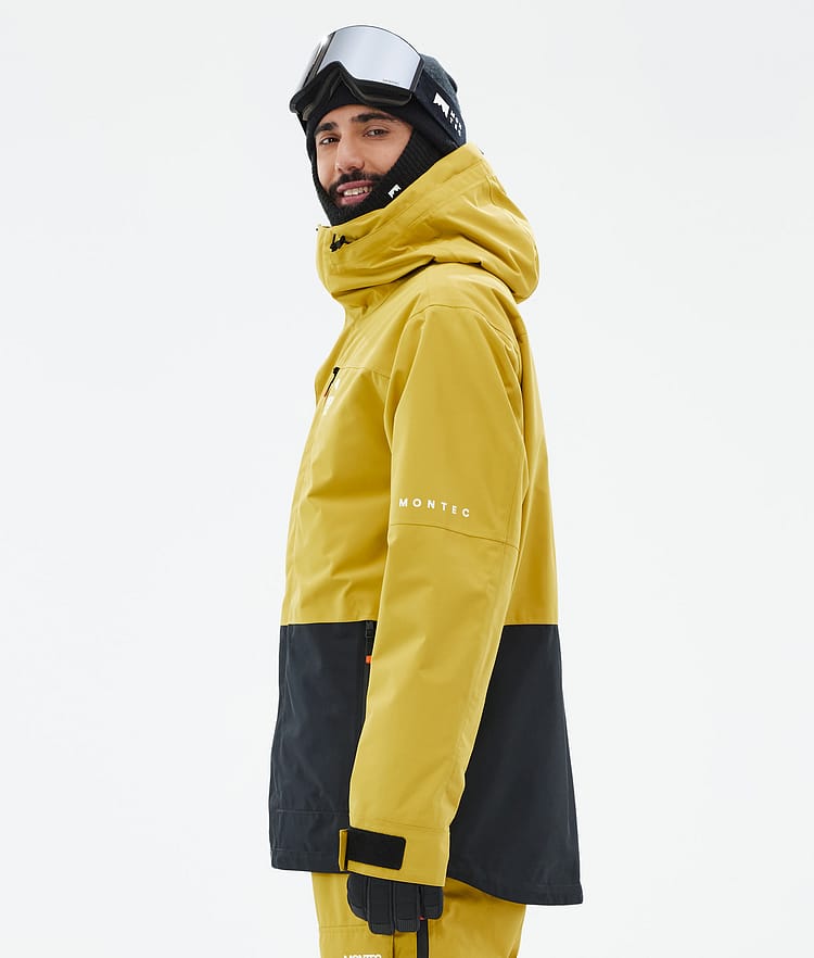 Montec Fawk Snowboardjacka Herr Yellow/Black Renewed, Bild 6 av 10