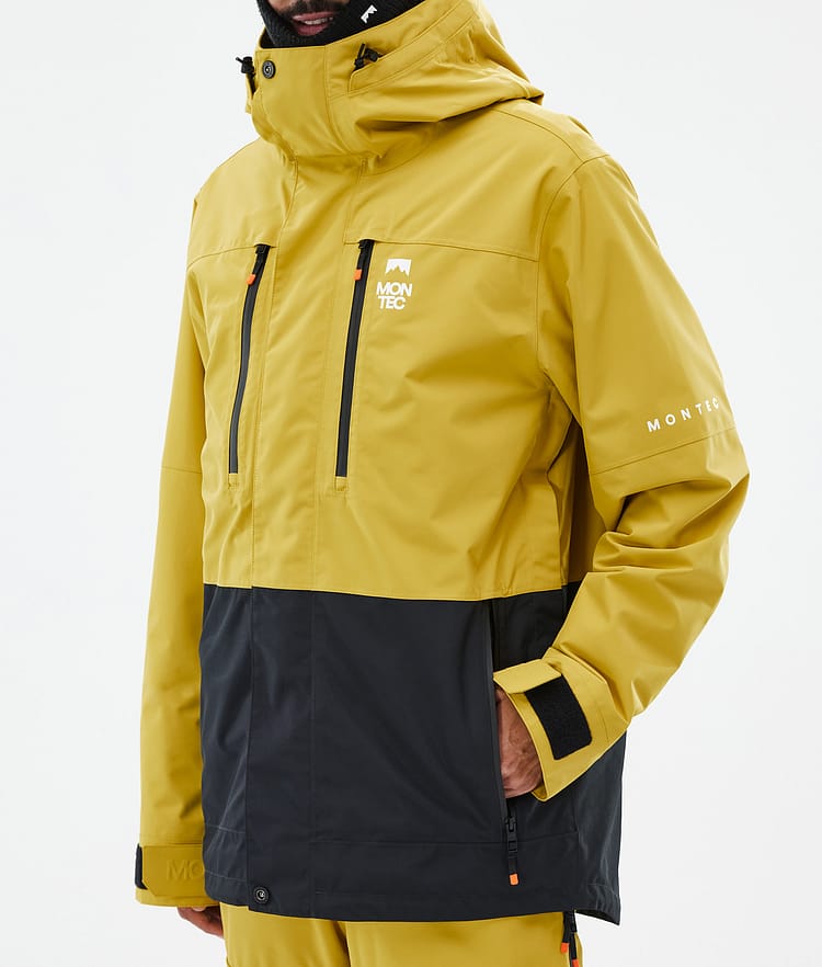 Montec Fawk Snowboardjacka Herr Yellow/Black Renewed, Bild 8 av 10