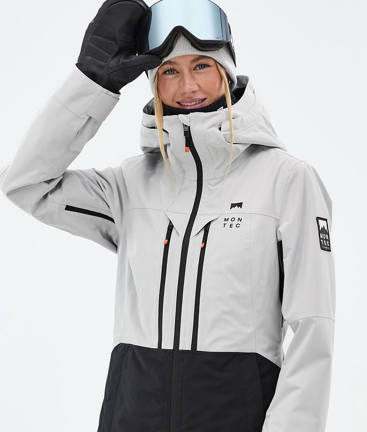 Montec Moss W Snowboardjacka Dam Light Grey/Black, Bild 2 av 10