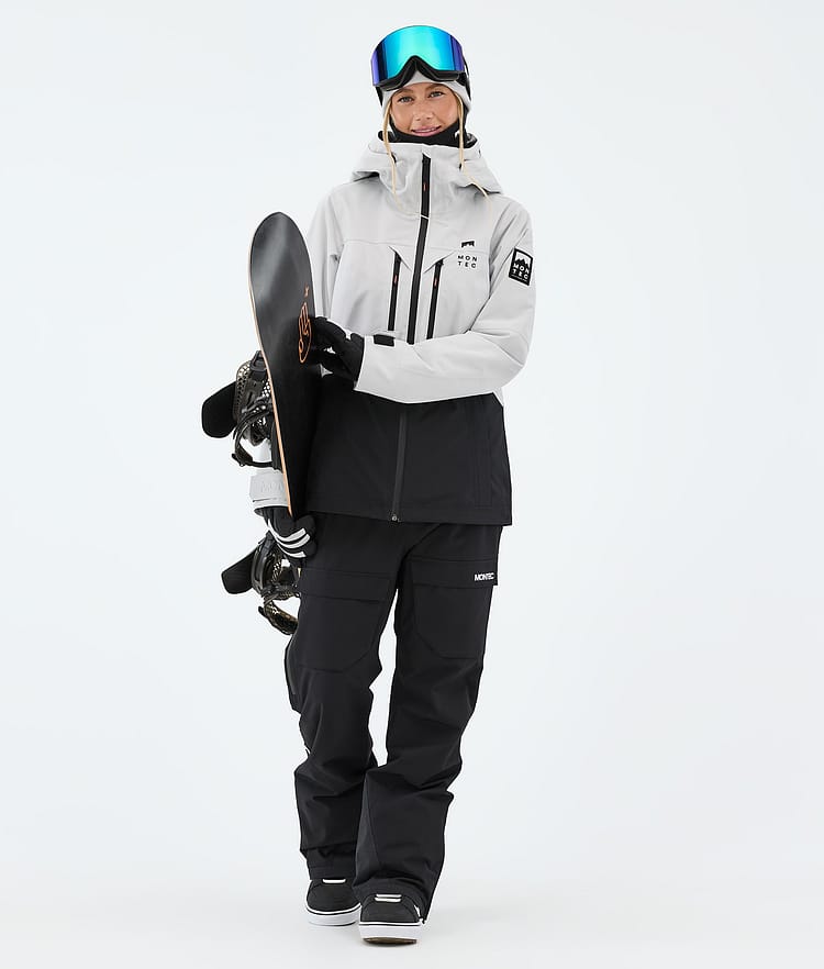 Montec Moss W Snowboardjacka Dam Light Grey/Black, Image 2 of 9
