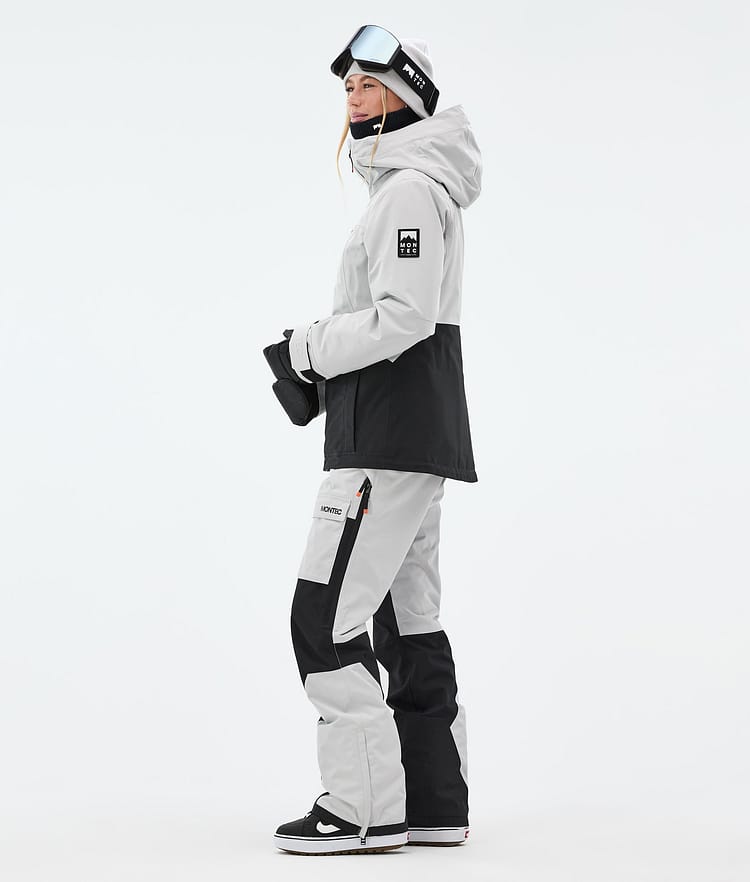 Montec Moss W Snowboardjacka Dam Light Grey/Black, Bild 4 av 10