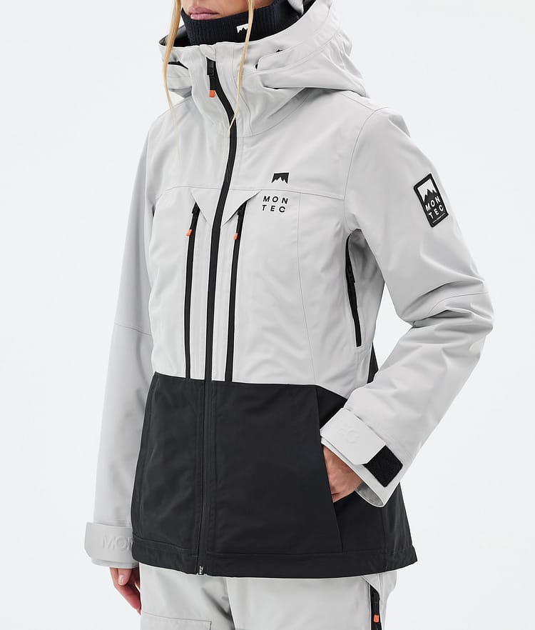 Montec Moss W Snowboardjacka Dam Light Grey/Black, Bild 8 av 10