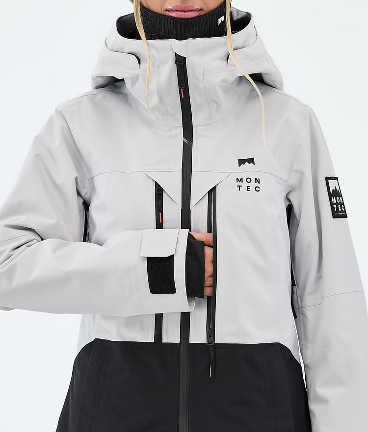 Montec Moss W Snowboardjacka Dam Light Grey/Black, Image 8 of 9