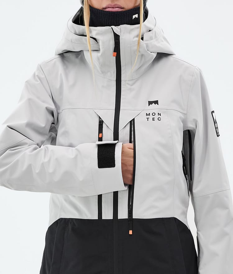 Montec Moss W Snowboardjacka Dam Light Grey/Black, Bild 9 av 10