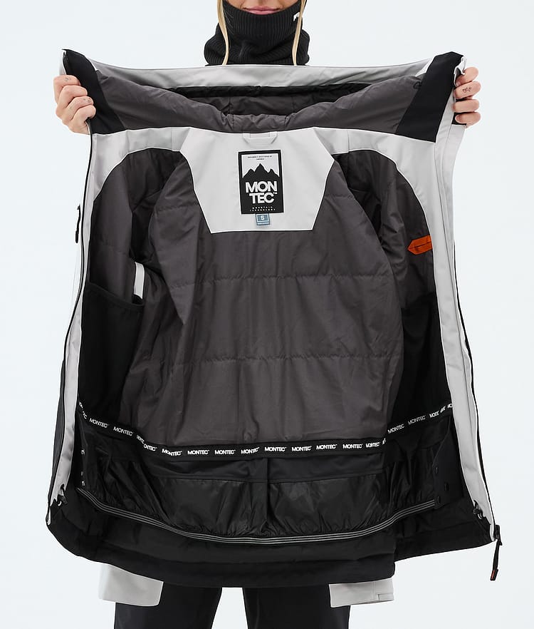 Montec Moss W Snowboardjacka Dam Light Grey/Black, Image 9 of 9