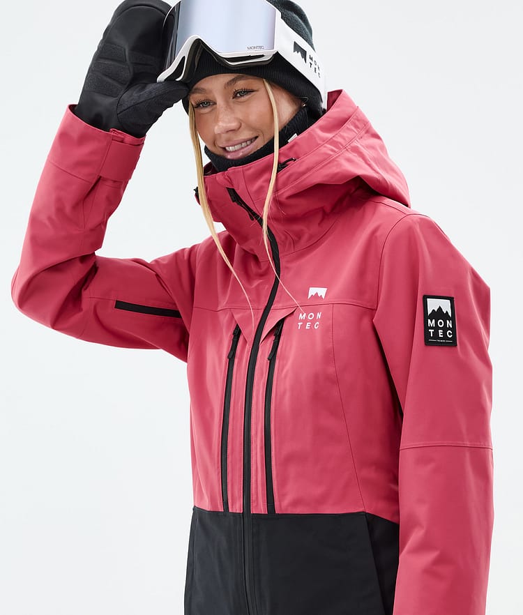Montec Moss W Snowboardjacka Dam Light Red/Black Renewed, Bild 2 av 10