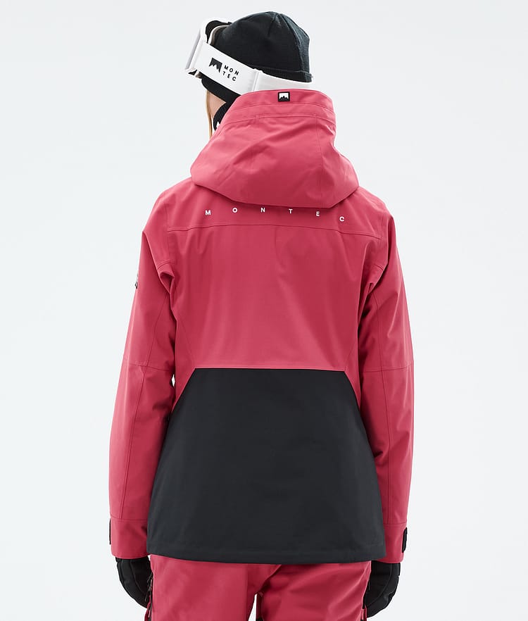 Montec Moss W Snowboardjacka Dam Light Red/Black Renewed, Bild 7 av 10