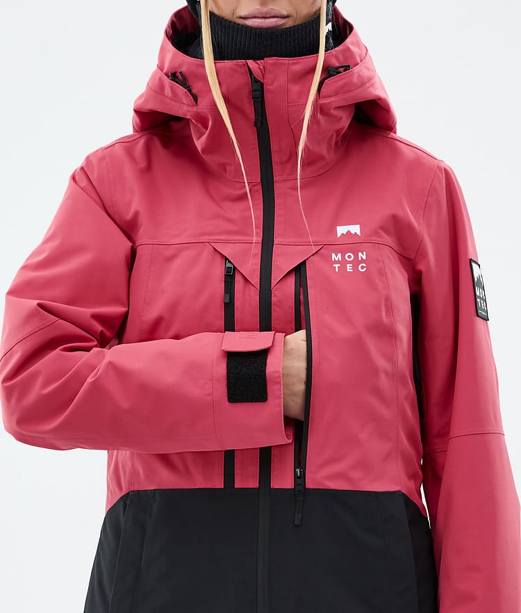 Montec Moss W Snowboardjacka Dam Light Red/Black Renewed, Bild 9 av 10