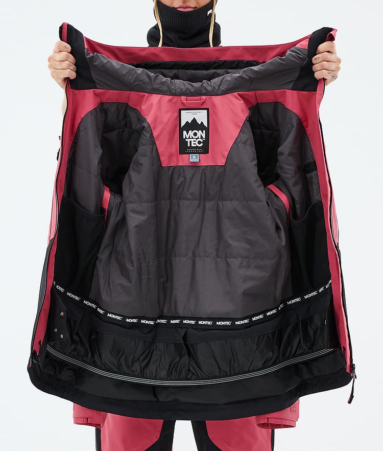 Montec Moss W Snowboardjacka Dam Light Red/Black Renewed, Image 9 of 9