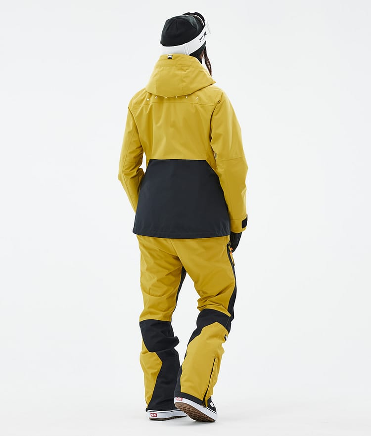Montec Moss W Snowboardjacka Dam Yellow/Black Renewed, Bild 5 av 10