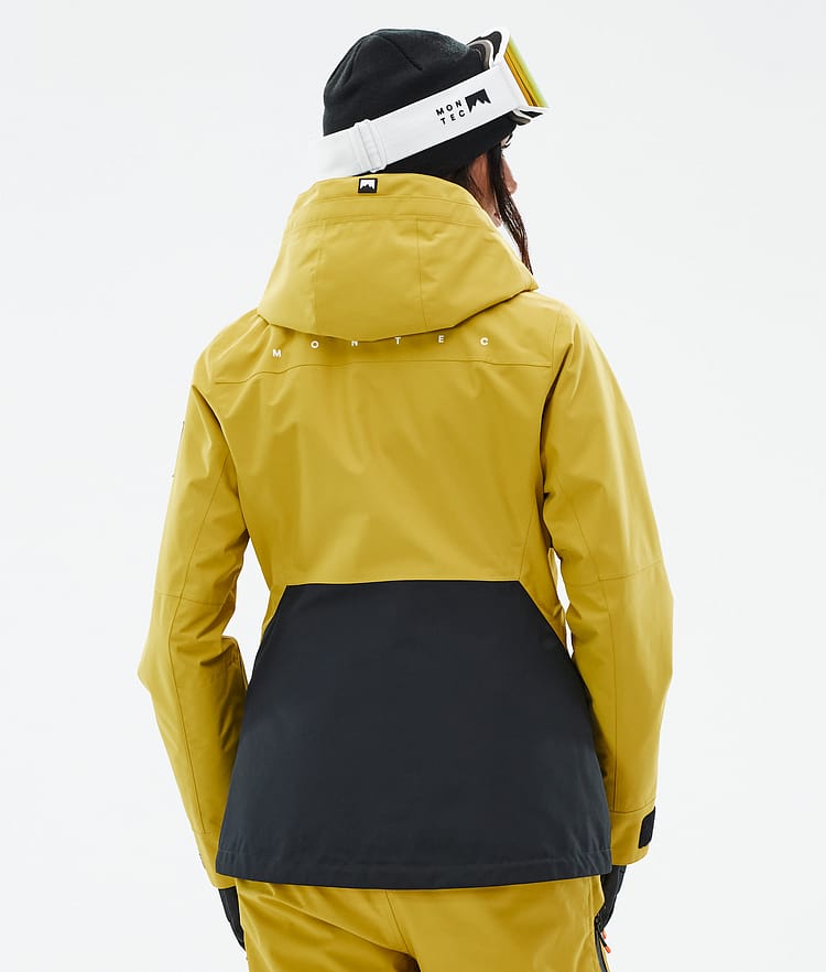Montec Moss W Snowboardjacka Dam Yellow/Black Renewed, Bild 7 av 10