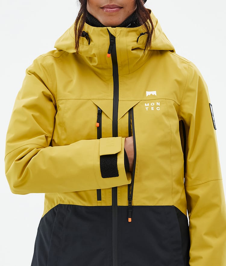 Montec Moss W Snowboardjacka Dam Yellow/Black Renewed, Bild 9 av 10