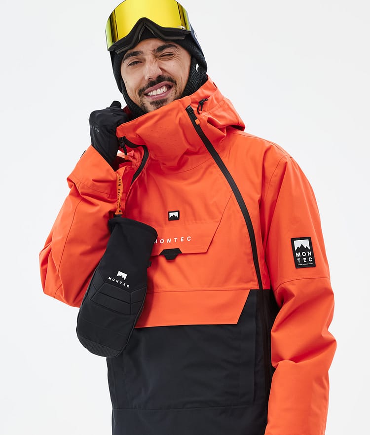 Montec Doom Snowboardjacka Herr Orange/Black Renewed, Bild 2 av 11