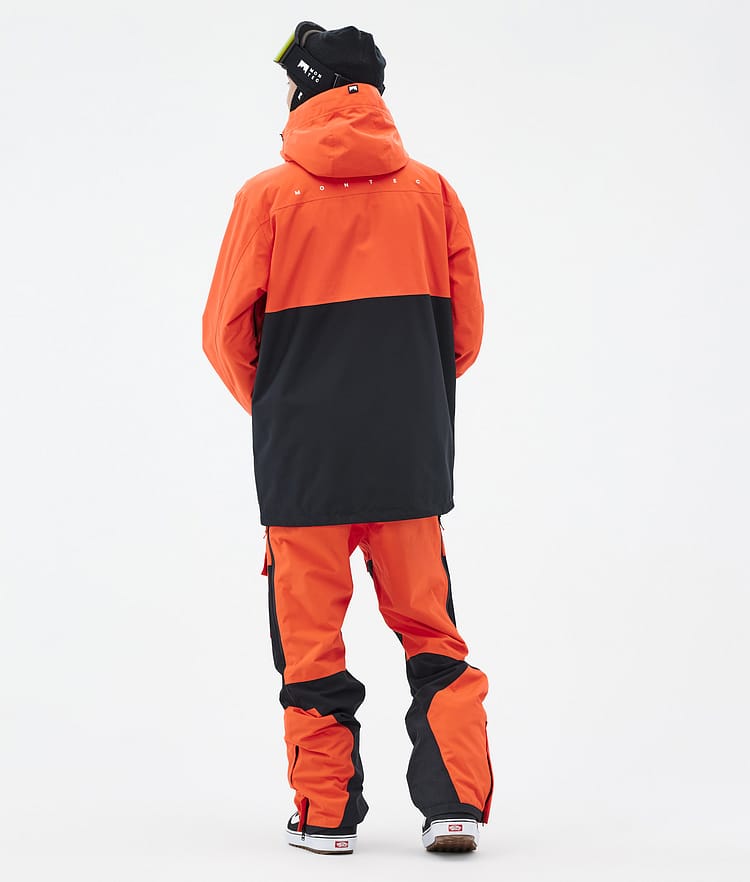 Montec Doom Snowboardjacka Herr Orange/Black Renewed, Bild 5 av 11