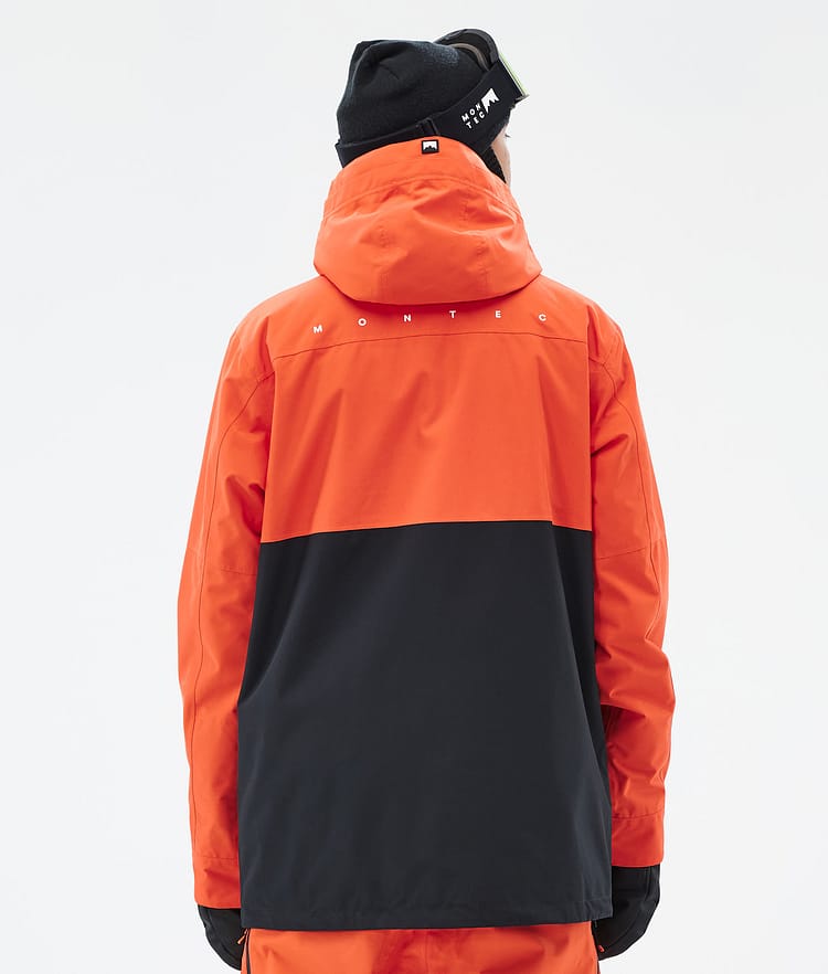 Montec Doom Snowboardjacka Herr Orange/Black Renewed, Bild 7 av 11