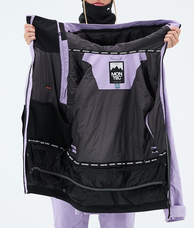Montec Doom W Snowboardjacka Dam Faded Violet/Black, Image 10 of 10