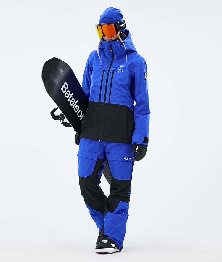 Montec Moss W Snowboardjacka Dam Cobalt Blue/Black, Bild 3 av 10