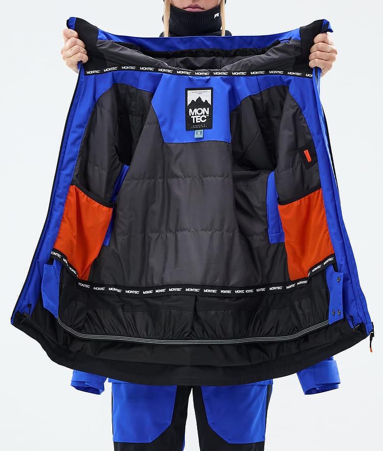 Montec Moss W Snowboardjacka Dam Cobalt Blue/Black, Bild 10 av 10