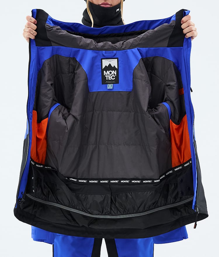 Montec Moss W Snowboardjacka Dam Cobalt Blue/Black, Image 9 of 9