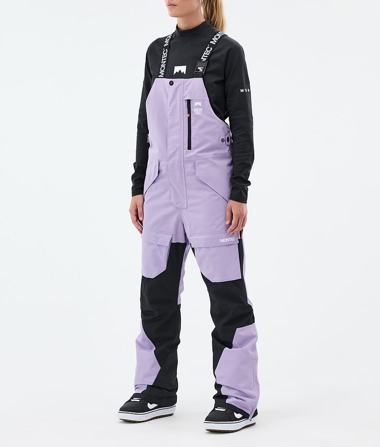 Montec Fawk W Snowboardbyxa Dam Faded Violet/Black Renewed, Bild 1 av 7