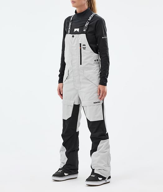 Montec Fawk W Snowboardbyxa Dam Light Grey/Black