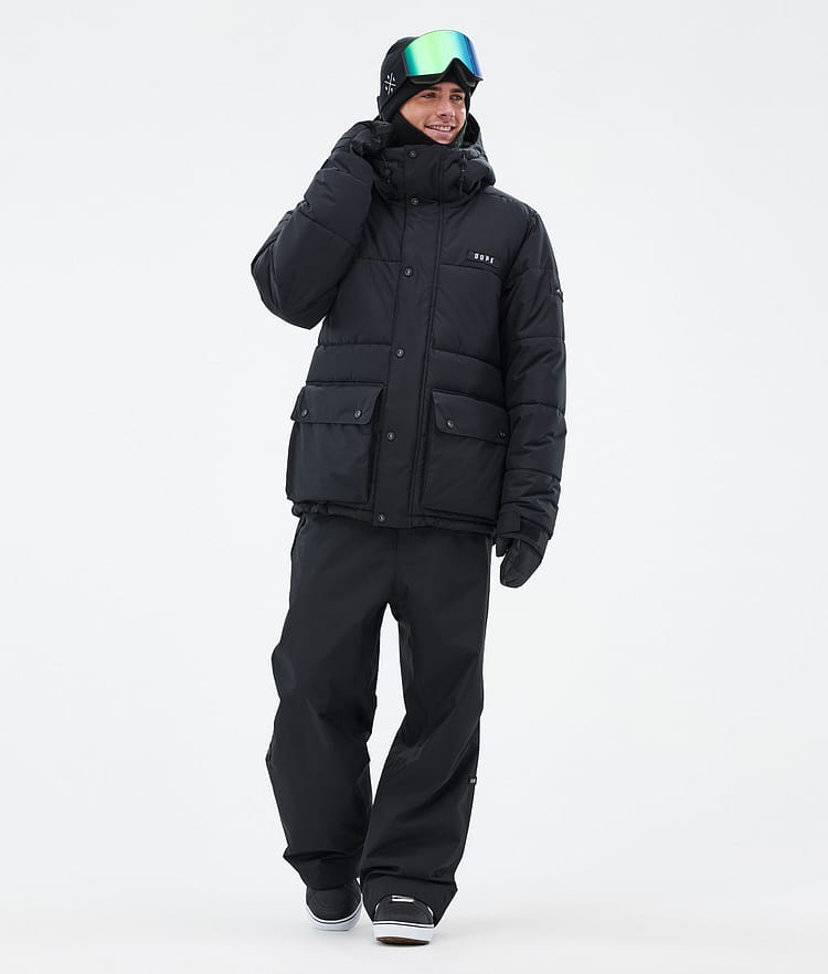 Dope Puffer Full Zip 24 Snowboardjacka Herr Black, Bild 2 av 9
