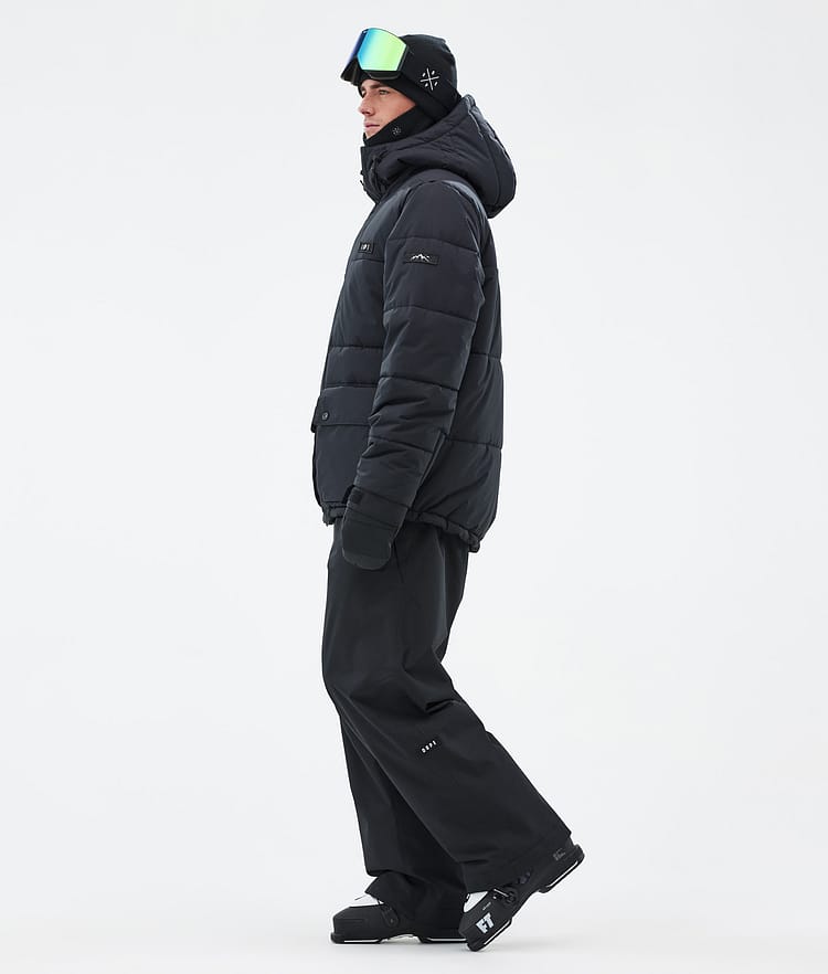 Dope Puffer Full Zip 24 Skidjacka Herr Black, Bild 3 av 9