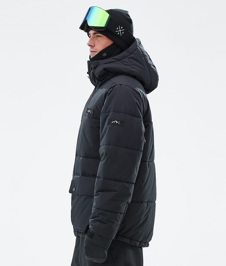 Dope Puffer Full Zip 24 Skidjacka Herr Black, Bild 5 av 9