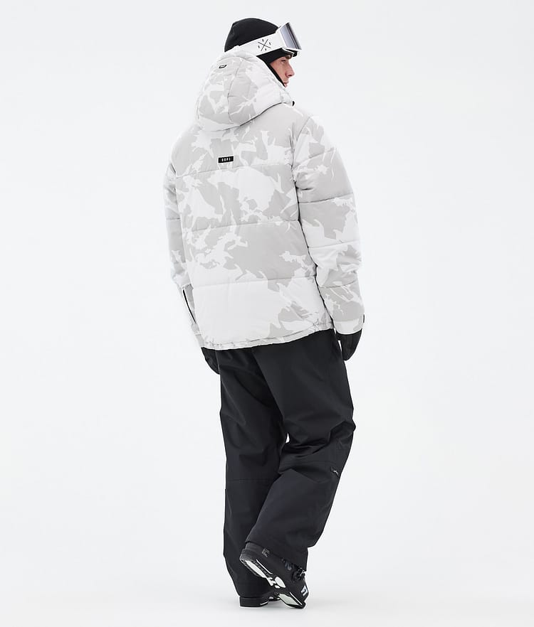 Dope Puffer Full Zip 24 Skidjacka Herr Grey Camo, Bild 4 av 9