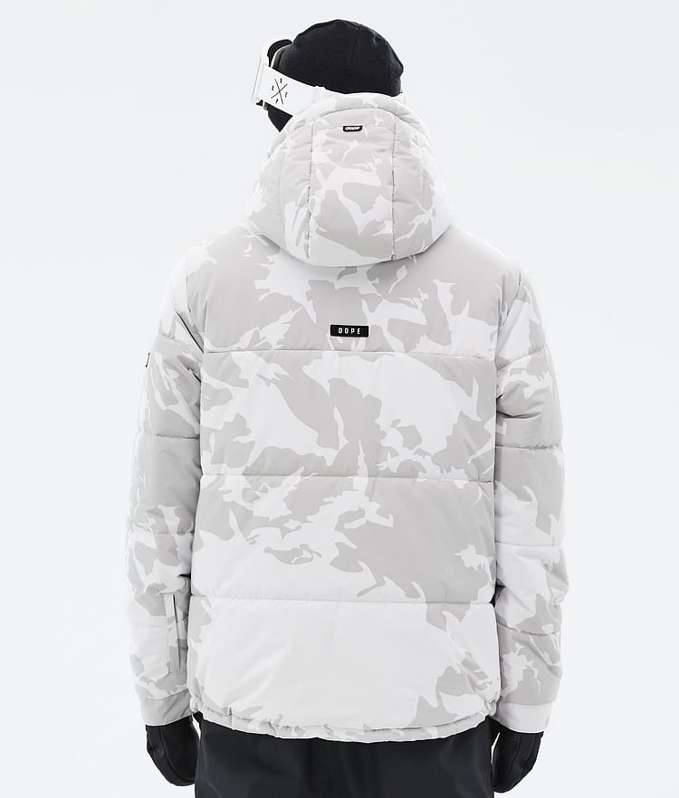 Dope Puffer Full Zip 24 Snowboardjacka Herr Grey Camo, Bild 6 av 9