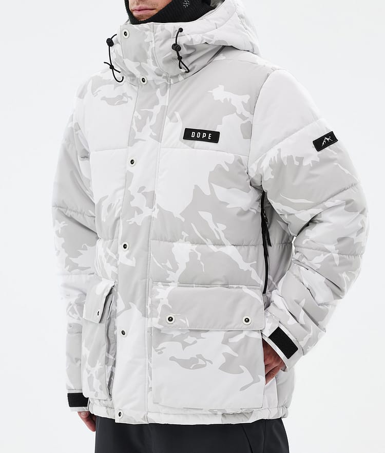 Dope Puffer Full Zip 24 Snowboardjacka Herr Grey Camo, Bild 7 av 9