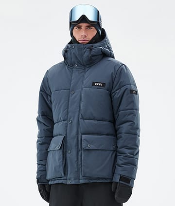 Dope Puffer Full Zip 24 Snowboardjacka Metal Blue