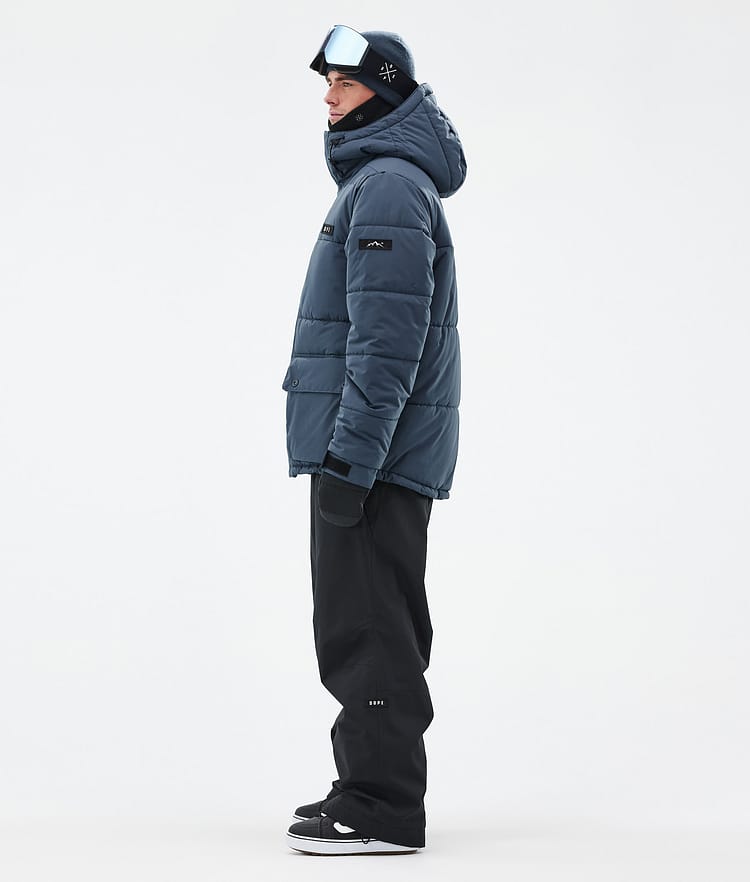 Dope Puffer Full Zip 24 Snowboardjacka Herr Metal Blue, Bild 3 av 9