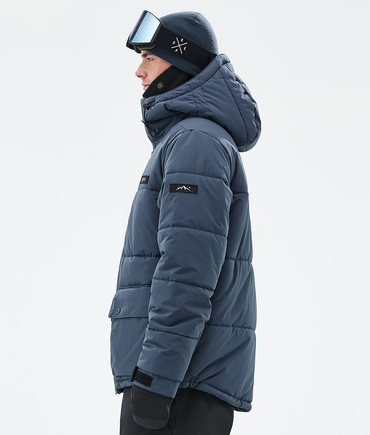 Dope Puffer Full Zip 24 Snowboardjacka Herr Metal Blue, Bild 5 av 9