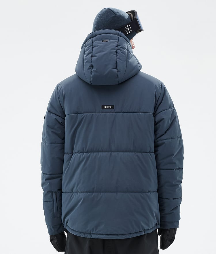 Dope Puffer Full Zip 24 Snowboardjacka Herr Metal Blue, Bild 6 av 9