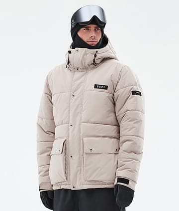 Dope Puffer Full Zip 24 Snowboardjacka Sand