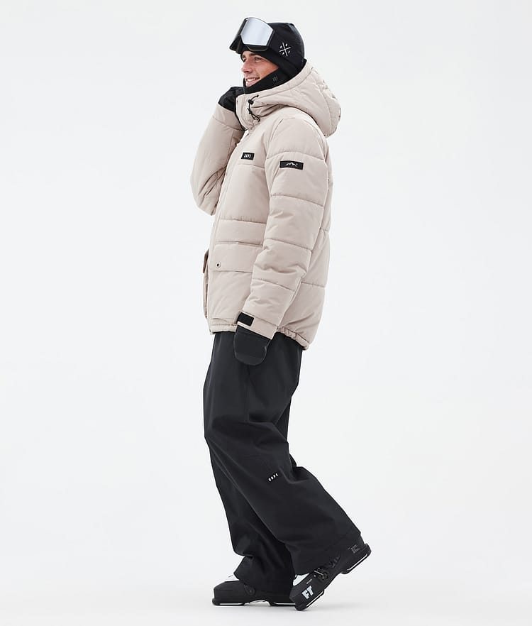 Dope Puffer Full Zip 24 Skidjacka Herr Sand, Bild 3 av 9