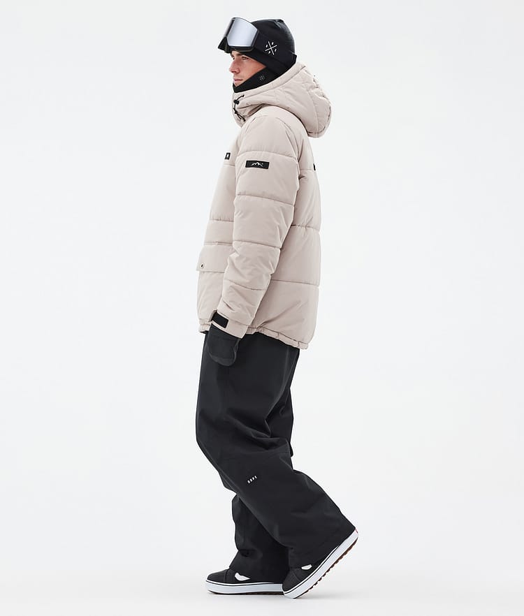 Dope Puffer Full Zip 24 Snowboardjacka Herr Sand, Bild 3 av 9