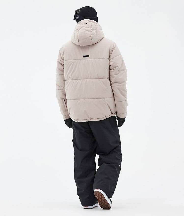 Dope Puffer Full Zip 24 Snowboardjacka Herr Sand, Bild 4 av 9