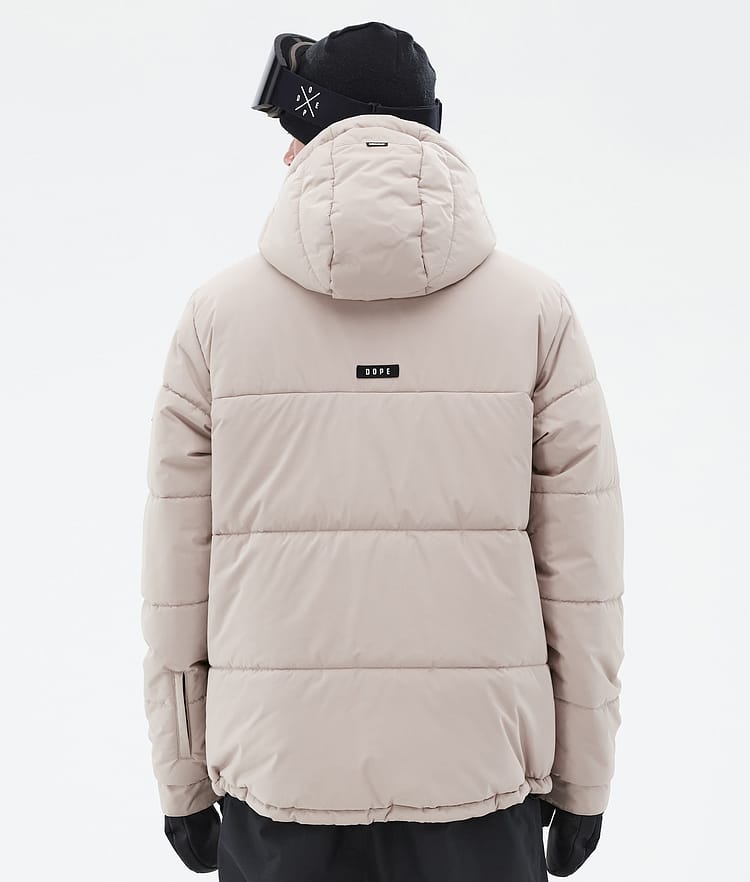 Dope Puffer Full Zip 24 Snowboardjacka Herr Sand, Bild 6 av 9