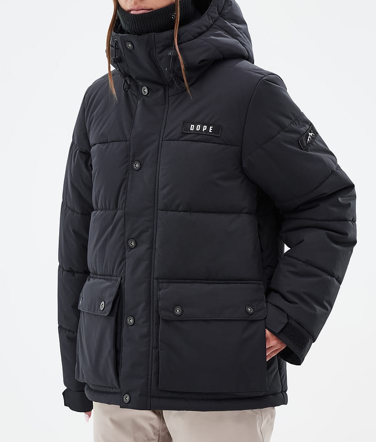 Dope Puffer W Full Zip 24 Skidjacka Dam Black, Bild 7 av 9