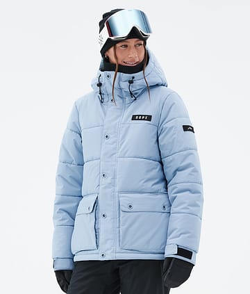 Dope Puffer W Full Zip 24 Snowboardjacka Dam Light Blue