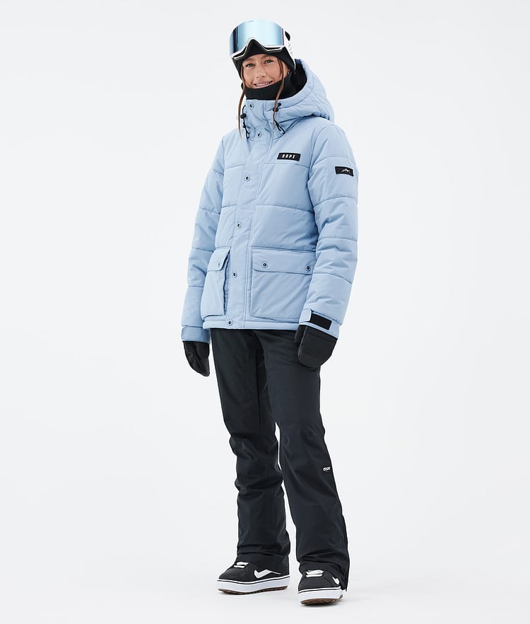 Dope Puffer W Full Zip 24 Snowboardjacka Dam Light Blue, Bild 2 av 9