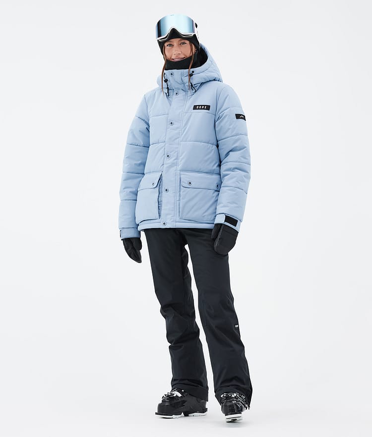 Dope Puffer W Full Zip 24 Skidjacka Dam Light Blue, Bild 2 av 9